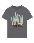 Slate Grey Printed T-shirt Front