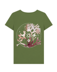 Khaki Printed T-shirt Back
