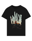 Black Printed T-shirt Front