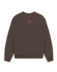 Chocolate Printed Sweater Back