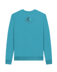 Ocean Blue Recycled Printed Sweater Back