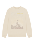 Oat Printed Sweater Front