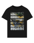 Black Printed T-shirt Front