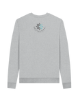 Grey Recycled Printed Sweater Back