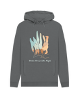 Slate Grey Printed Hoody Front