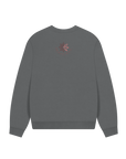 Slate Grey Printed Sweater Back