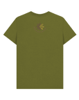 Moss Green Printed T-shirt Back