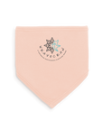 White/Powder Pink Bib Front