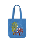 Cornflower Blue Printed Bag Front