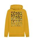 Sunflower Yellow Recycled Hoody Front