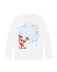 White Printed Kids T-Shirt Front