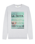 Grey Recycled Printed Sweater Front