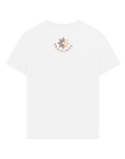 White Printed T-shirt Back