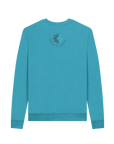 Ocean Blue Recycled Printed Sweater Back