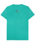 Seagrass Green Recycled Printed T-Shirt Back
