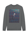 Slate Grey Printed Sweater Front