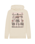 Oat Printed Hoody Front