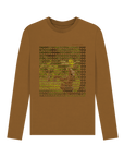 Brown Printed Long Sleeve T Shirt Front