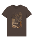 Chocolate Printed T-shirt Front