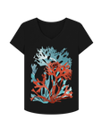Black Printed T-shirt Front