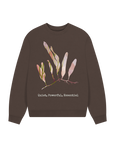 Chocolate Printed Sweater Front