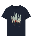 Navy Printed T-shirt Front