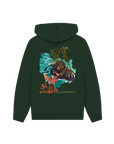 Evergreen Printed Hoody Back