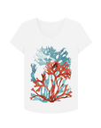 White Printed T-shirt Front