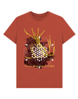 Rust Printed T-shirt Front