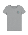 Athletic Grey Printed T-shirt Front