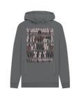 Slate Grey Printed Hoody Front