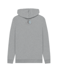 Light Heather Printed Hoody Back