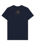 Navy Blue Printed T-shirt Back