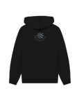 Black Printed Hoody Back