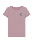 Mauve Printed T-shirt Front