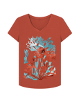 Rust Printed T-shirt Front