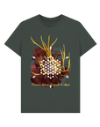 Dark Grey Printed T-shirt Front