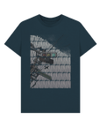 Denim Blue Printed T-shirt Front