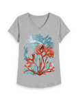 Athletic Grey Printed T-shirt Front