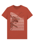 Rust Printed T-shirt Front