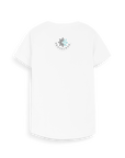 Arctic White Printed T-shirt Back