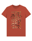 Rust Printed T-shirt Front