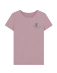 Mauve Printed T-shirt Front