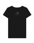 Black Printed T-shirt Back