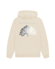 Oat Printed Hoody Front