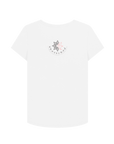White Printed T-shirt Back