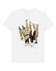 White Printed T-shirt Front