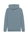 Stone Blue Printed Hoody Back