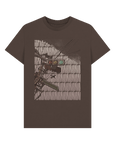 Chocolate Printed T-shirt Front