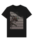 Black Printed T-shirt Front